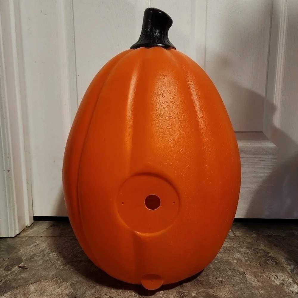 Vintage Empire Jack-o-lantern Pumpkin Blow Mold w/ Light Halloween Decor EUC